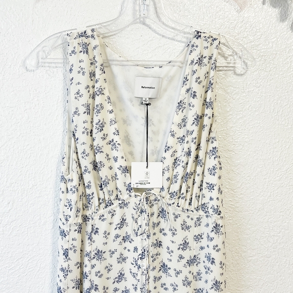 🚨NWT Reformation Ceara Gracie Midi Dress - Picture 8 of 13